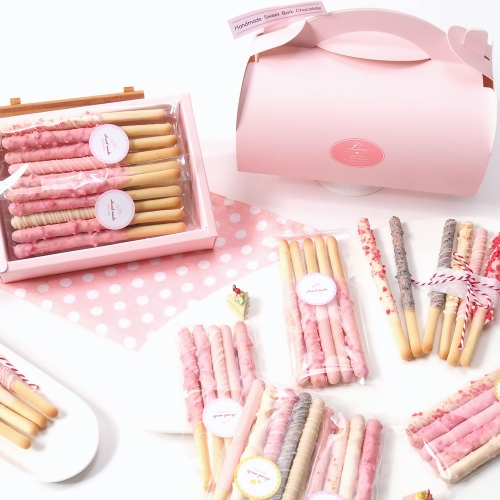 핑크롤 막대과자만들기세트/DIY/초콜릿만들기