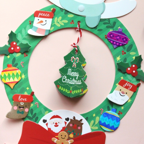 크리스마스 페이퍼 리스 5set