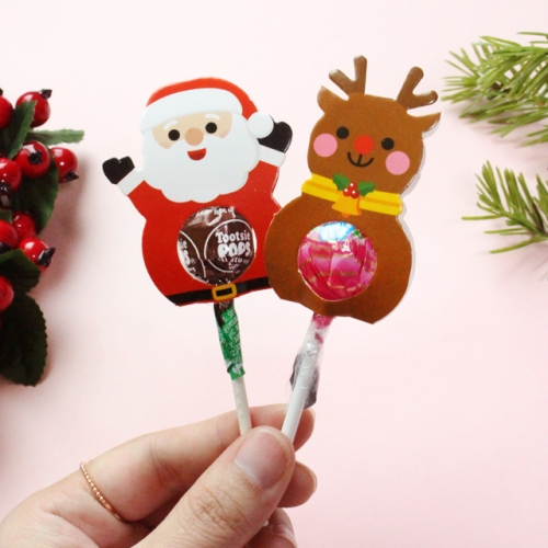 미니 크리스 사탕페이퍼1장(8p)