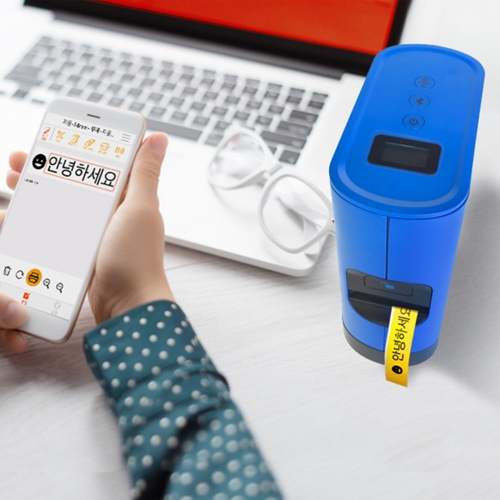 로드메일코리아 사무용 블루투스 라벨프린터 LMK-3000+라벨지+어댑터