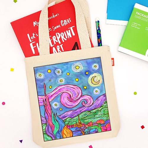 [하하당] 명화 별이 빛나는 밤 - 에코백 만들기