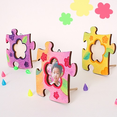 꽃퍼즐 액자