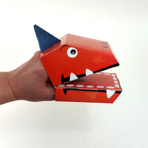 [탑키드] 동물 종이 손인형 A (2p)