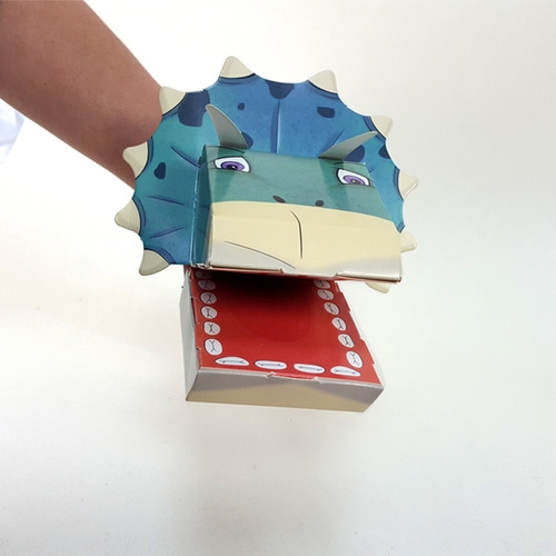 [탑키드] 동물 종이 손인형 A (2p)