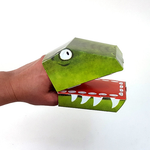 [탑키드] 동물 종이 손인형 C (2p)