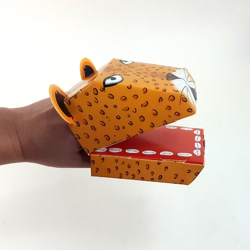 [탑키드] 동물 종이 손인형 D (2p)