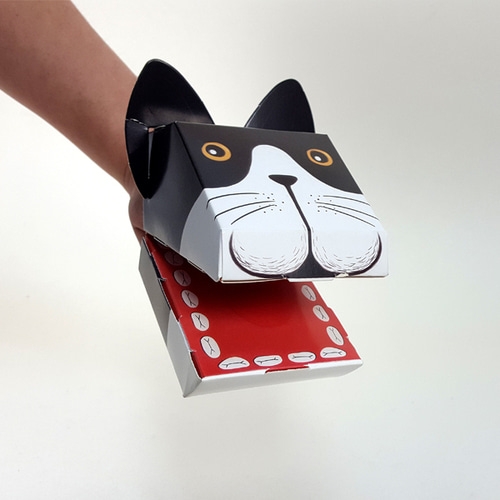 [탑키드] 동물 종이 손인형 E (2p)