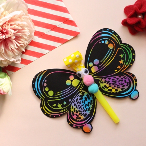 스크래치 나비 피리 10set