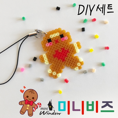 크리스마스_미니비즈도안세트(펄러미니비즈+고리+도안)