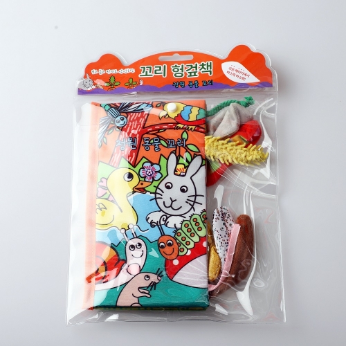 도도코 꼬리 헝겊책 아기 바스락 촉감책 정원동물 꼬리