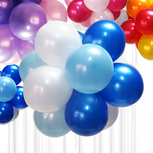 [탑키드] 칼라 꽃풍선볼 대 3세트 (색상 옵션선택)