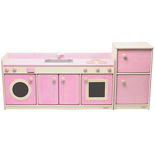 [자작합판 원목] 리얼 주방놀이 세트