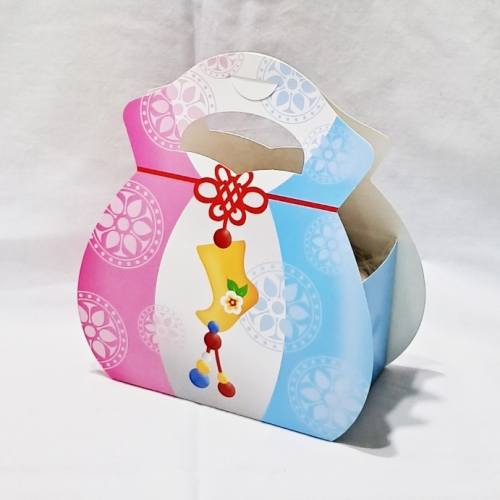 돔손잡이상자(복 블루)2개 송편포장 추석 한가위 명절