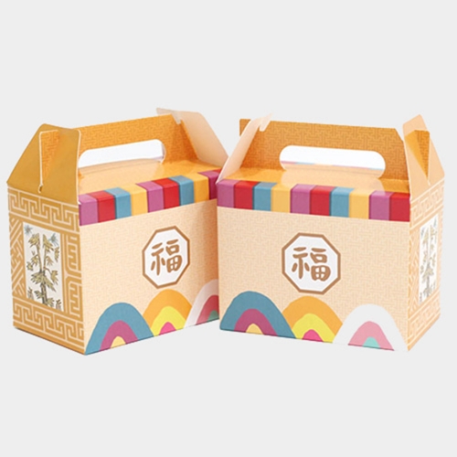 돔손잡이상자(복 블루)2개 송편포장 추석 한가위 명절