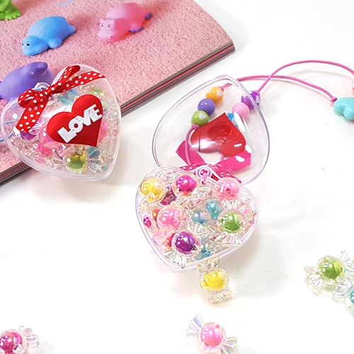 [탑키드] 만들기 사랑해 사탕 목걸이 (5set)