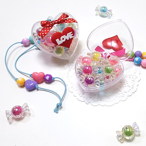 [탑키드] 만들기 사랑해 사탕 목걸이 (5set)