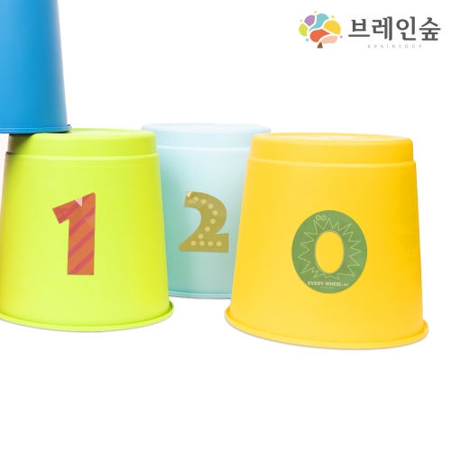 대형 양동이쌓기 신체놀이