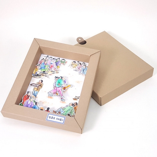 [탑키드] 김홍도 민화 입체그림액자B (5set)