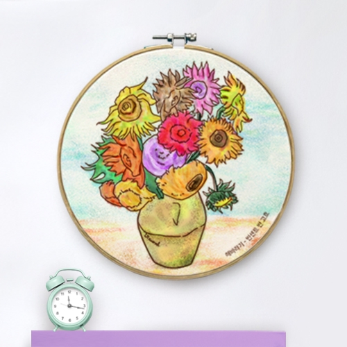 [하하당] 컬러링 수틀액자 - 명화 (2종 택1)