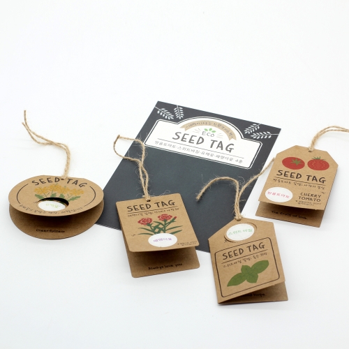 씨앗과 미니카드의 만남 - 씨드택 4종세트