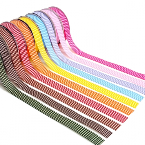 [탑키드] 체크 리본 5yd(폭10mm 15mm 25mm x 4.5m)