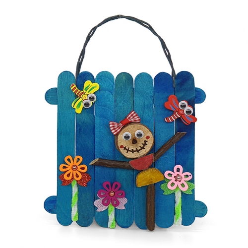 [키즈킹] 컬러스틱 액자 만들기/허수아비 꾸미기