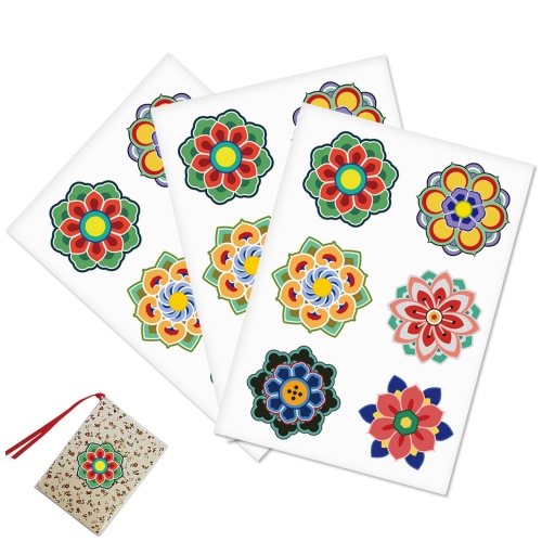 전통문양 스티커(3장1세트)[5장부터 구매가능]