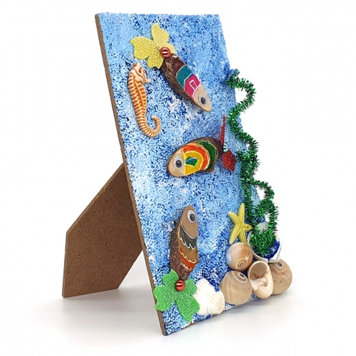 [키즈킹] 사각 탁상액자 만들기/바닷속에 사는 물고기