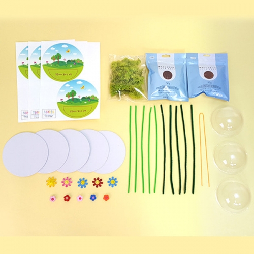 [탑키드] 만들기 스칸디아모스 정원 (5인용)