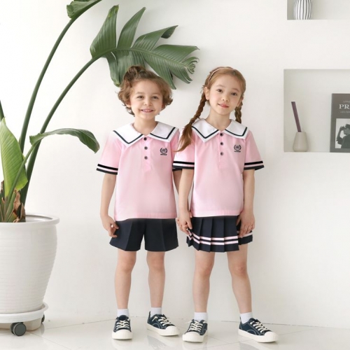 [미래아이] 핑크세일러 하복세트 (남자)