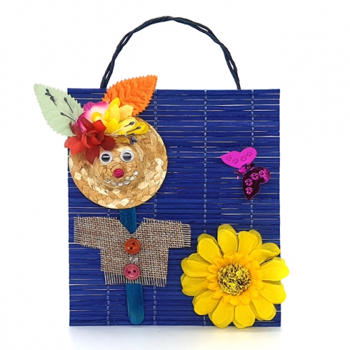 [키즈킹] 컬러발액자 만들기/허수아비 꾸미기