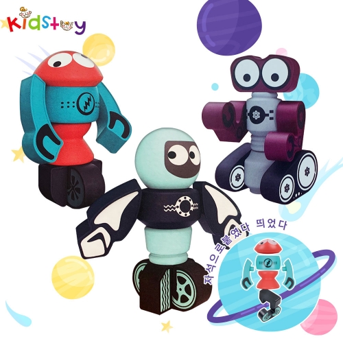 [개별박스포장] 자석 로봇 3종 세트