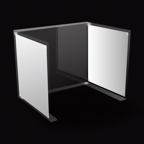 [빅사이즈]투명 책상 가림막 고급형(칸막이/파티션)