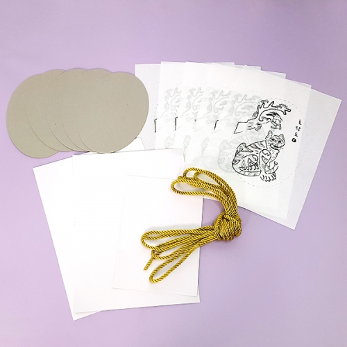 [탑키드] 만들기 호작도 민화 액자 (5인용)