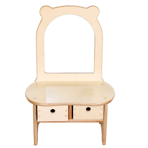 자작합판 원목 곰돌이 화장대