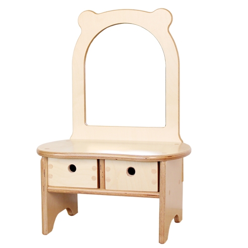 자작합판 원목 곰돌이 화장대