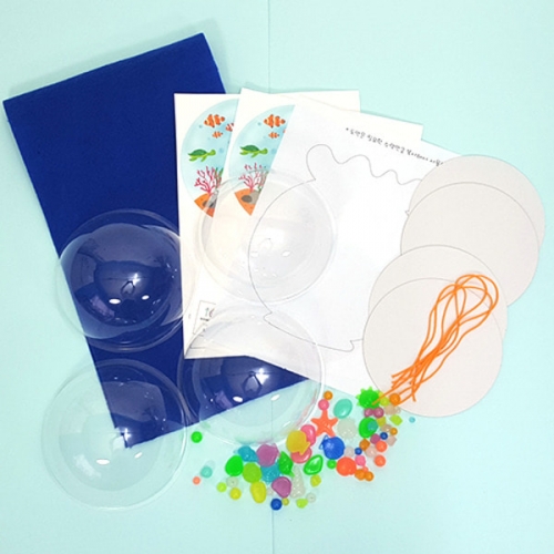 [탑키드] 만들기 야광 어항 벽걸이(4인용)