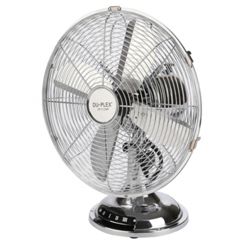 [듀플렉스]유럽풍 엔틱클래식 선풍기 실버 DP-S12MF