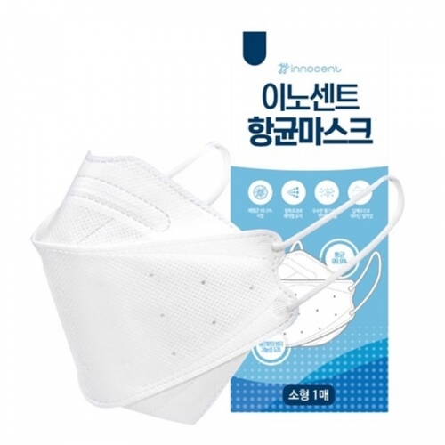 [제이와이]이노센트항균마스크 소형 10개입 개별포장
