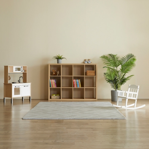 [고급형 PVC] 에코 친환경 어린이집 유치원 놀이방매트 헤링본우드