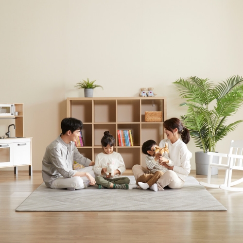 [고급형 PVC] 에코 친환경 어린이집 유치원 놀이방매트 헤링본우드