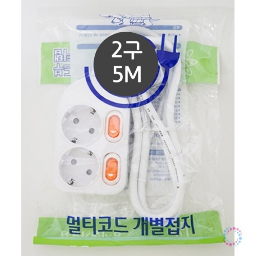 c36 개별스위치 멀티탭 16A 2구 5M