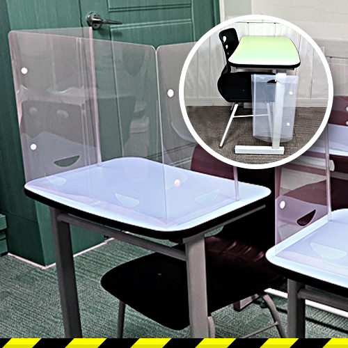[비말방지]투명휴대용가림판