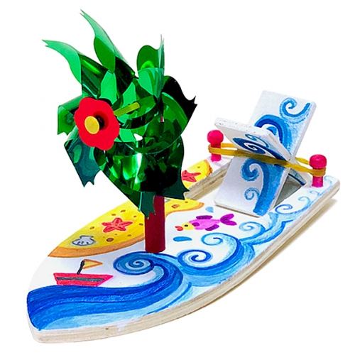 [할인행사] 반제품 바람개비 나무배