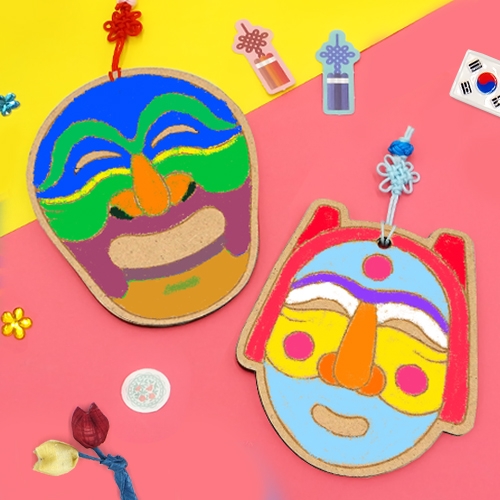 [하하당] 전통탈 손거울 2종세트