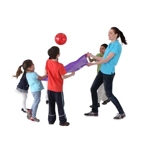 아이소파 무지개 스카프 60*60 6장세트 (KCL인증)(유아체육교구)