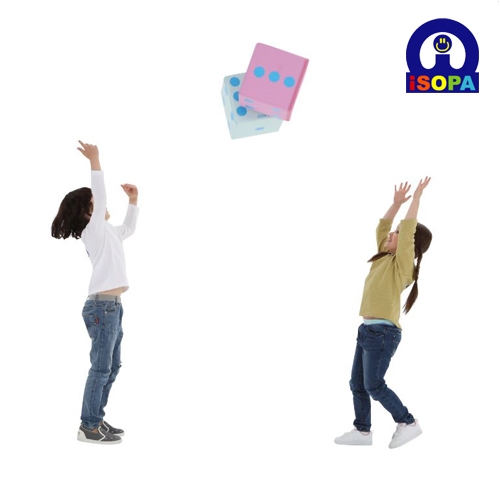 액션 주사위 (유아체육교구)