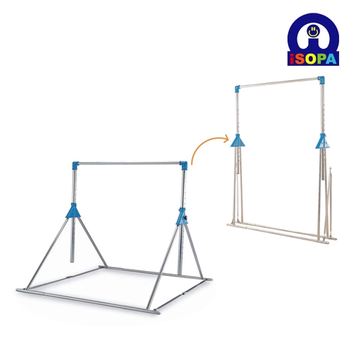 접이식 스텐레스 철봉 + 안전 매트 (유아체육교구)