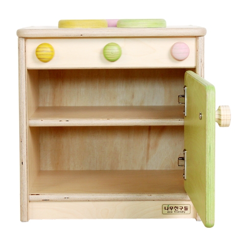 자작 원목 가스렌지 주방놀이