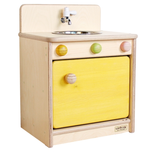 자작 원목 개수대(씽크대)